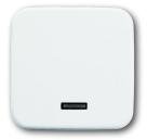Busch-Jaeger - TIPTOETS -enkel drukker, dimmer - centraal plaat - kleur r-alpin wit - BJ 6543-214-102