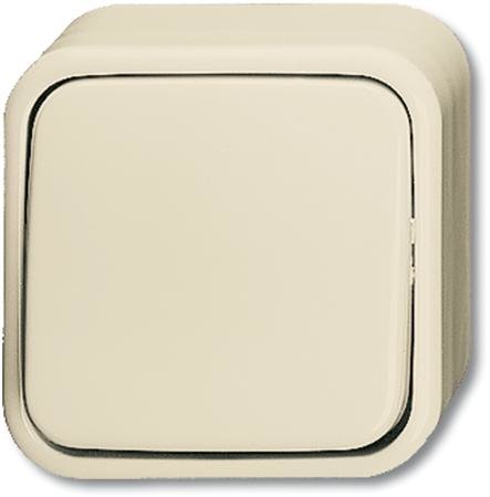 Busch-Jaeger 2 polige schakelaar opbouw (BJ 2601/2 AP/11-503)