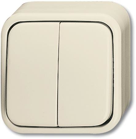 Busch-Jaeger Serie schakelaar opbouw (BJ 2601/5 AP/11-503)