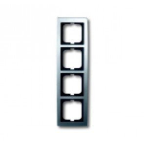 Busch-Jaeger - Afdekraam 4 voudig - kleur CHROOM 1724-80G  S-CH.GL