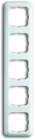 Busch-Jaeger - Afdekraam 5 voudig - kleur r-alpin wit - BJ 2515-214
