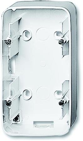 Busch-Jaeger - opbouw bak 2 voudig - kleur r-alpin wit - BJ 1702-214