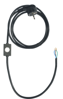 Grundfoss aansluitsnoer inclusief stekker + maximaal beveiliging - voor UPM3 pomp voor Robot - VTE Slim - Topflow enz.