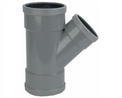 PVC manchet T Stuk 160 x 110 mm 45¡ 3 x mof