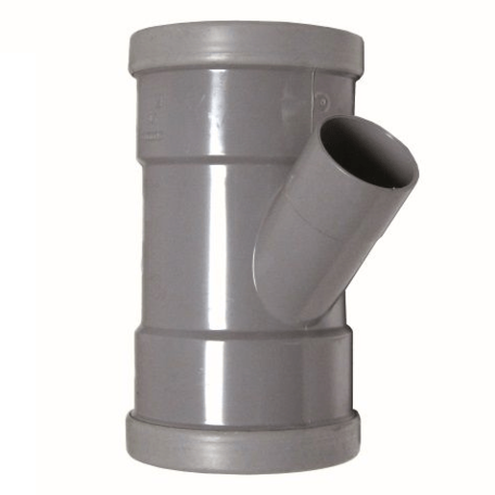 PVC manchet T Stuk 110 x 75 mm 45¡ 3 x mof