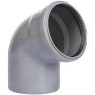 PVC bocht 110 mm 67° - manchet mof/spie