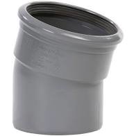 PVC bocht 160 mm 15° - manchet mof/spie