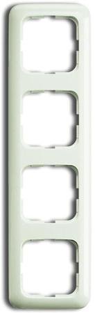 Busch-Jaeger afdekraam - 4 voudig - kleur créme - BJ 2514-212