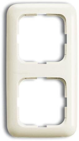 Busch-Jaeger afdekraam - 2 voudig - kleur créme - BJ 2512-212
