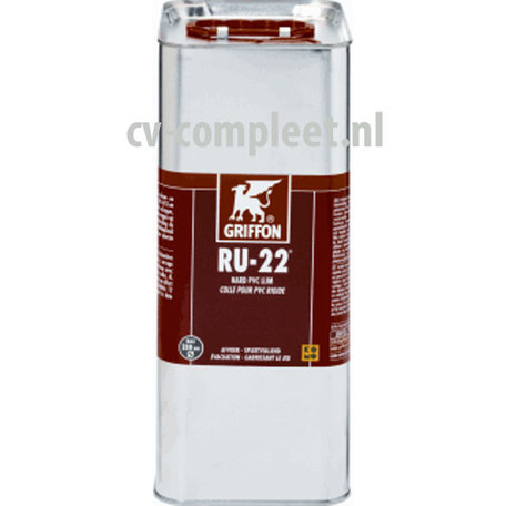RU-22 pvc afvoerlijm, bus á 5 liter