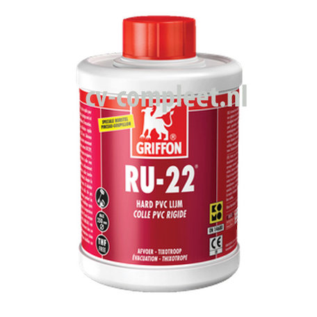 RU-22 pvc afvoerlijm, bus á 1 liter