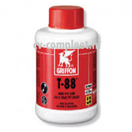T-88 pvc lijm, kiwa keur, bus á 1 liter