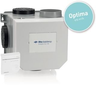 CVE-S HE OPTIMA CO2 SENSOR+RV - Itho woonhuis ventilatie box inclusief afstand bediening