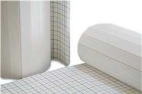 Vlakke Tackerplaat 20 mm met 2 mm toplaag rol á 10 M2