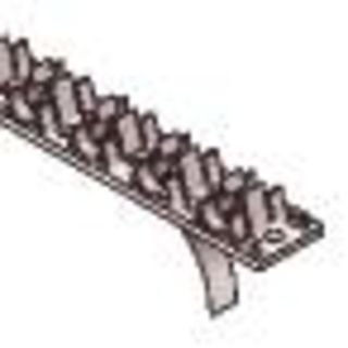 Uponor Fix, buisklem, kunststof, Ø14-20mm, zwart - Lengte 1 meter