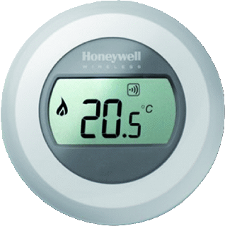 Honeywell Round kamerthermostaat verwarmen/koelen 24V Round Modulation wit T87HC2011