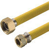 Raminex Gasslangset Ketelflex RVS 30 cm lang 1 x 3/4