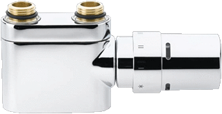 Danfoss VHX-D duo design onderblok +thermostaatknop recht 1/2