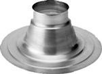 Aluminium plakplaat 133 mm voor HR dakdoorvoer